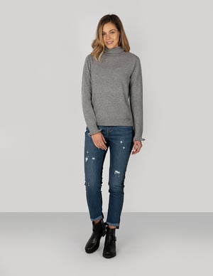 Liu-Jo Jeans Straight Fit Dam Svart