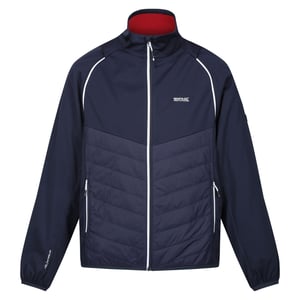 Regatta Heren Steren Hybride Zachte Shell Jas (Marine/gevaarlijk rood)
