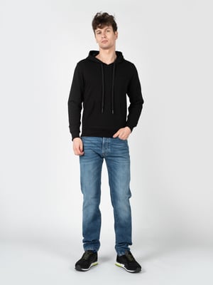 Iceberg Sweatshirt Hoodie Herr Svart