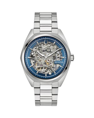 Bulova Surveyor Heren Horloge Zilverkleurig 96A292