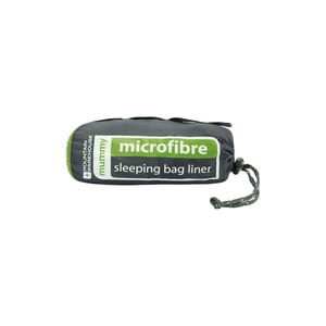 Mountain Warehouse Microfibre Mummy Sleeping Bag Liner (Grå)