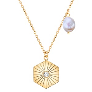 Valero Pearls Female Stainless steel Necklace