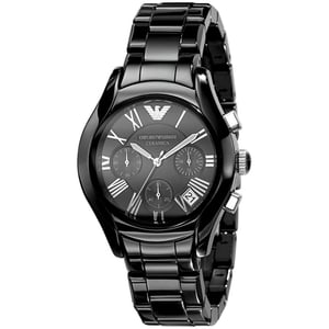 Emporio Armani AR1401 Chronograaf Ceramica Zwart Herenhorloge