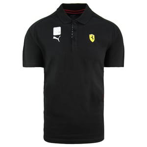 Puma Dry Cell Scuderia Ferrari Polo Shirt Kortärmad Svart Herr Topp 762387 02