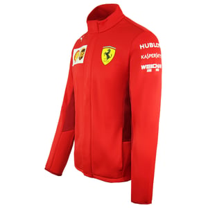 Puma Scuderia Ferrari Long Sleeve Zip Up Red Softshell Jacka för herrar 763021 02
