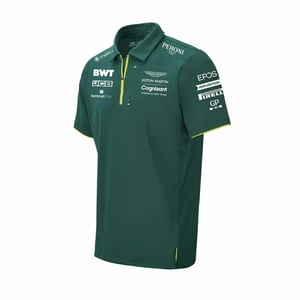 Aston Martin Cognizant F1 Official Team Heren Groen Poloshirt