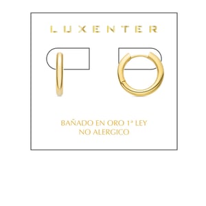 Luxenter Kuye-örhängen med glänsande zirkonia i 18K gult guld