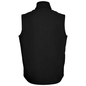 SOLS Unisex Race Softshell Gilet voor volwassenen (Zwart)