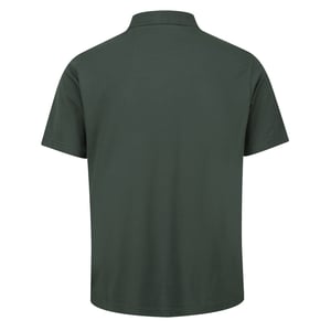 Regatta Mens Pro 65/35 Kortärmad Polotröja (Mörkgrön)