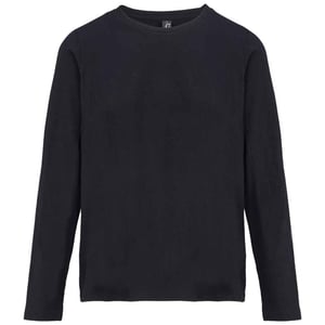 SOLS Womens/Ladies Monarch Long-Sleeved T-Shirt (Deep Black)