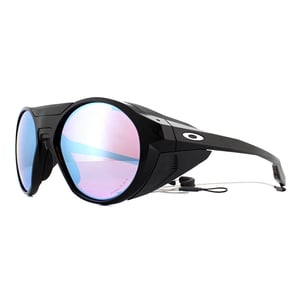Oakley Wrap Unisex Polished Black Prizm Snow Sapphire solglasögon