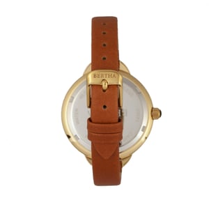 Bertha Madison Sunray wijzerplaat lederen band horloge