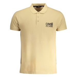 Cavalli Class Bold Logo Beige Polotröja