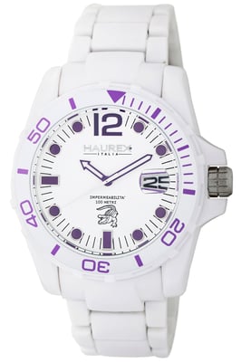 Haurex italy mens caimano white watch