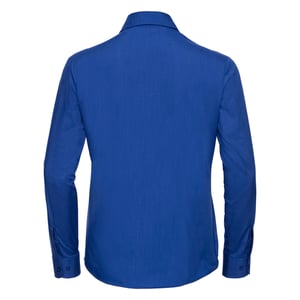 Russell Collection Dames/Dames Klassiek Polycotton Easy-Care Shirt met Lange Mouwen (Helder Koninklijk)