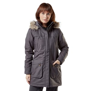Peter Storm Women's Paloma Waterproof Parka Jacket with Faux Fur Lined Hood, Winter Coat