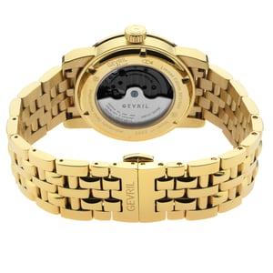 Gevril Men's Madison 2575 Swiss Automatic Movement Sellita SW200 Yellow Gold Stainless Steel Limited Edition Date Watch