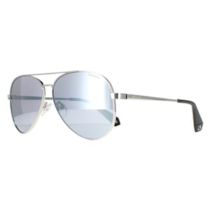 Polaroid Aviator Womens Silver Love Island Silver Mirror Polarized PLD 6069/S/X/LI