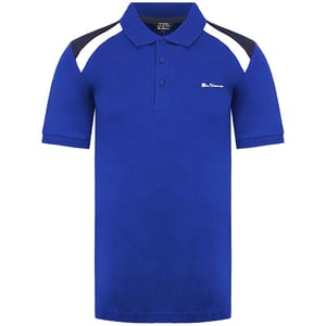 Ben Sherman Logo Mens Blue Polo Shirt