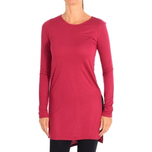 Long sleeve round neck dress 3I65E1B75 woman