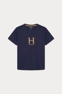 Heritage H Logo Short Sleeve T-shirt Navy