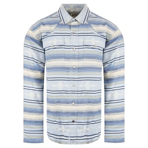 Ariat Auburn Heren Blauw Overhemd