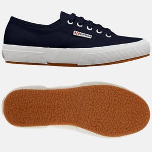 Superga 2750 Cotu Classic 100% Katoenen Damessneakers In Marineblauw/Wit
