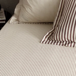 Yard Hebden 100% Cotton Narrow Stripe Fitetd Sheet