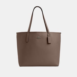 City Tote in Double Face Leather Bag