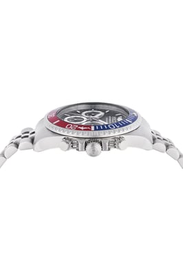 Invicta Pro Diver 48117 Heren Horloge - Quartz Uurwerk - Roestvrij Staal met zwarte Wijzerplaat - 43mm