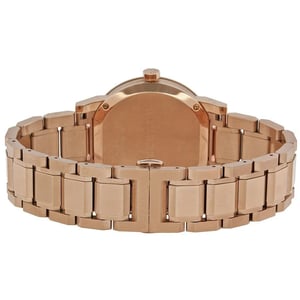 Burberry BU9034 Rose wijzerplaat roségoudkleurig dameshorloge