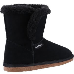 Hush Puppies Meisjes Ashlynn Suede Slippers (Zwart)