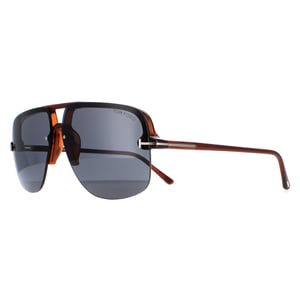 Tom Ford Aviator Mens Shiny Light Brown Blue Grey Hugo 02 FT1003