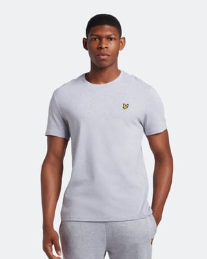 Lyle & Scott effen T-shirt in grijs
