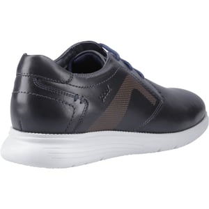 Pod Aston Leer Heren Navy Veterschoenen