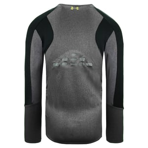 Under Armour HeatGear Fitted Top Long Sleeve Grey Mens Training Top 1306386 001