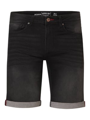 Petrol Industries - Heren Jackson Denim Short - Zwart