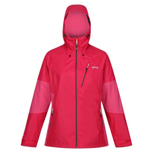 Regatta Womens/Ladies Highton V Stretch Waterproof Jacket (Pink Potion/Flamingo Pink)