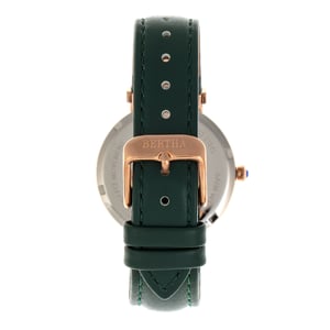 Bertha Emily Moeder van Parel Lederen Horloge met Band