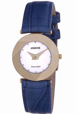 Jowissa: Facet Women'sWhite Watch