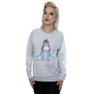 Disney Dames/Dames Winnie The Pooh Klassiek Eeyore Sweatshirt (Heide Grijs)