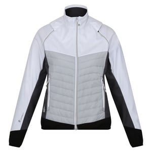 Regatta Womens/Ladies Steren Hybrid Jacket (White/Cyberspace)
