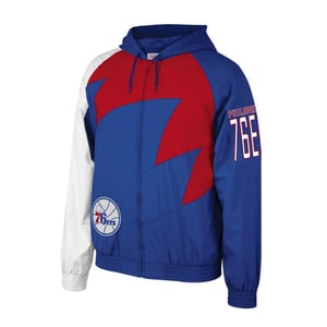 Mitchell & Ness Haaientand Philadelphia 76ers Heren Jas