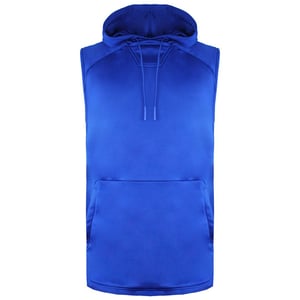 Under Armour Curry Blauw Heren UNDRTD Mouwloze Losse Hoodie 1362000 400