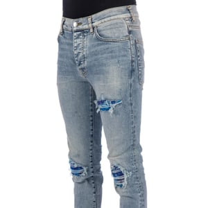 Amiri Tie Dye MX1 Stone Indigo Blå Jeans