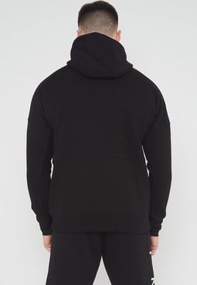Nike Air Fleece Heren Zip Through Hoodie In Zwart