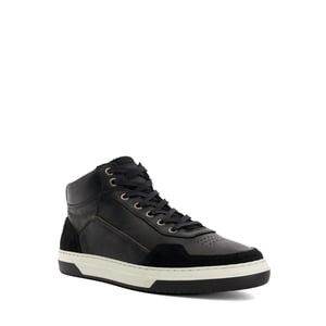 Dune Mens Sydnies - Contrast Perforated High Top Trainers