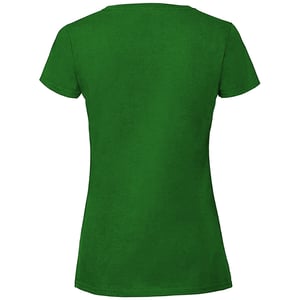 Fruit Of The Loom Vrouwen / Dames Fit Ringgesponnen Premium Tshirt (Kelly Groen)