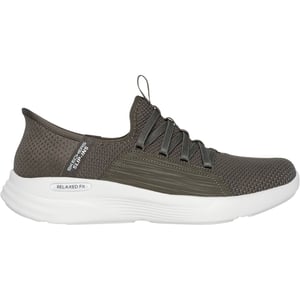 Skechers Relaxed Fit Sport - Ballet Chic Textile Dames Olijf Trainers