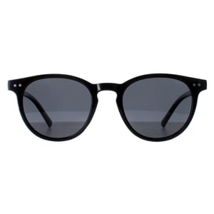 Montana Round Unisex Shiny Black Smoke Polarized MP75